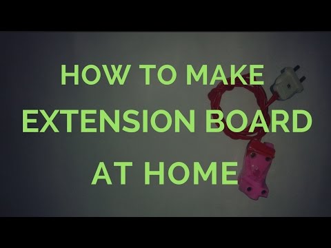 how to make extension board at home - simple and easy (DIY)