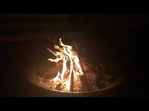 Relaxing Slow Motion Fire (Palms and Loneliness)