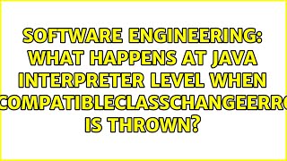 What happens at Java interpreter level when IncompatibleClassChangeError is thrown?