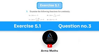 Exercise 5.1| Question no.3 | class 12 NCERT | #continuityanddifferentiabilityclass12