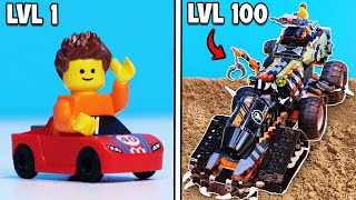 Level 1 to 100 LEGO Vehicles