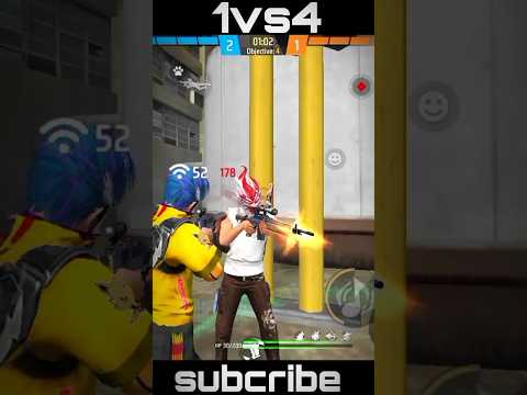 1vs4 jod vs god distroy in 1 second #freefire #impossible #freefirefunny #totalgaming