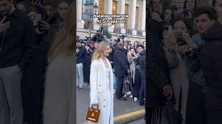 Beautiful Natalia Vodianova attending Schiaparelli Pfw #russianmodel #pfw