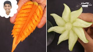 Fruit Carving | Ukiran Sayuran & Buah | แกะสลัก | Khắc trái cây và rau | khắc trái cây | Carving 40