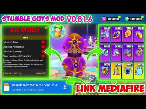 Stumble Guys Mod Apk v0.81.6 | Unlock All Emot & Skin | Stumble Guys Latest Hack Version 2024‼️