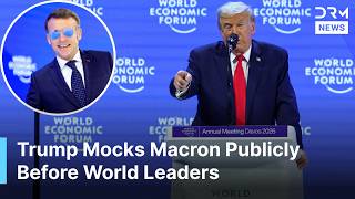 “What Happened to Those Sunglasses?”, Trump Mocks Macron, Threatens With Tariffs at WEF | AC1G