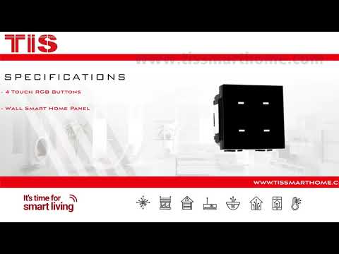 TIS Terre Smart 4 Gang Touch Panel