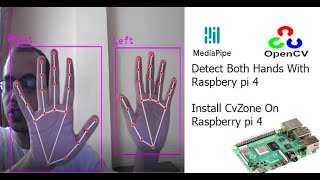 hand tracking opencv | cvzone raspberry pi 4 | opencv Python(2022) | raspberry pi hand tracking