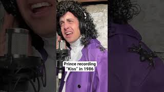 Prince recording “Kiss” in 1986 🕷️#music #funny #prince #classicrock #recording