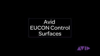 Avid EUCON Control Surfaces