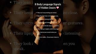 8 Subtle Body Language Signs They Secretly Desire You 💖 | Hidden Attraction
