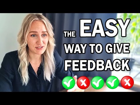 The ultimate guide for how to give feedback [including feedback examples!]