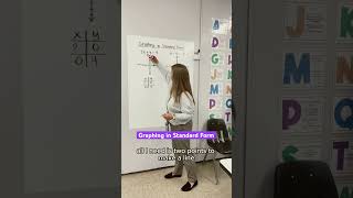 Graphing in standard form! #iteachalgebra #math #algebra #mathematics #iteachmath #mathteacher