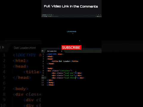 Pageloader for website #preloader #loadingscreen #coding #css #html #websitedesign #loader #loading