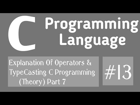 Explanation Of Typecasting In C Programming Part 7 # 13