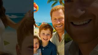PRINCE HARRY & KIDS BEACH FUN #love #family #familytime #fun #cute #shorts