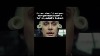 Boomers selling to blackrock instead of the first time homebuyer newly weds #housingmarket #boomers