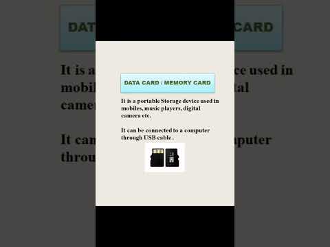 MEMORY CARD /computer memory ,secondary memory#education #shortsfeed #short #shorts #computer #since