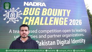 NADRA Bug Bounty Challenge 2026 | Securing Pakistan’s Digital Future