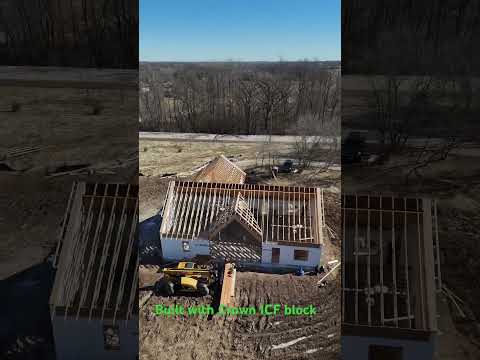 Some nice peaceful drone footage 😌 #serene #blues #dronevideo #concretehouse #icf