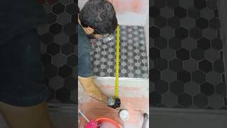 Shower Glass Tip for Curbless Showers - #shorts #homerepairtutor #brandpartner