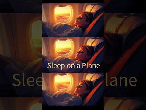 Fall Asleep on a Plane in 15 Seconds ✈️ #shorts  #whitenoise