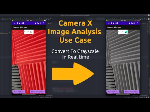 Camera X Image Analysis Convert Realtime Preview To Grayscale In Java