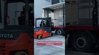 #carretilla #contrapesada #logistica #carga #camion