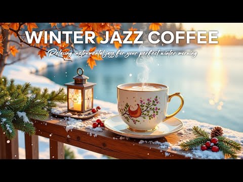 Smooth Jazz Coffee ~ Cozy Winter Morning Ambiance | Sweet Bossa Nova Instrumental