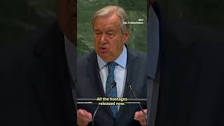 UN secretary-general says nothing justifies Oct. 7 attack nor collective punishment of Palestinians