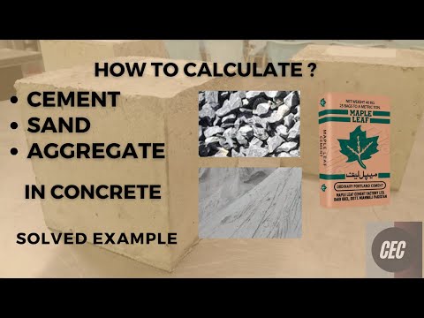 How to calculate cement sand and aggregate quantity in concrete| Building Construction.