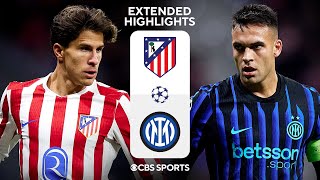 Atletico Madrid vs. Inter: Extended Highlights | UCL League Phase MD 5 | CBS Sports Golazo