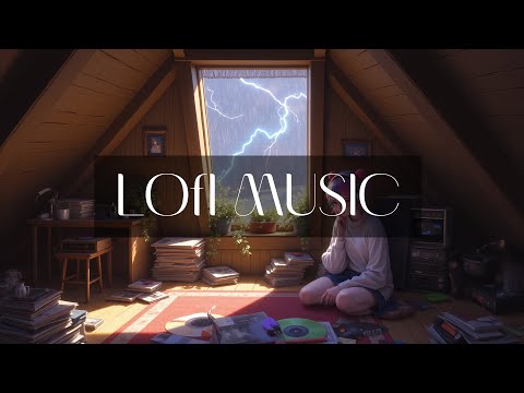 ➤  ➤ ~ Rainy Lo-fi Vibes to Set the Mood 🌧️  ➤ L__ofi C__ity L__ights  ➤