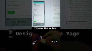 📱 Making sing up page #appdevelopment #webdevelopment #python #django #coding #pythonprogramming
