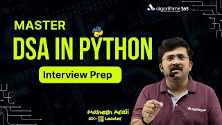 DSA in Python 🔥 Lists, Tuples, Sets, Dictionary & Strings | Full Coding Tutorial