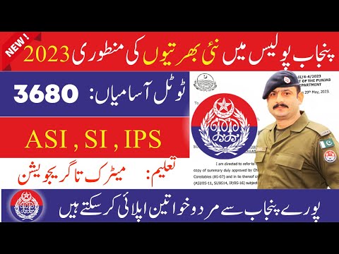Punjab police upcoming jobs 2023 | Punjab police jobs 2023 | Pk jobs 650