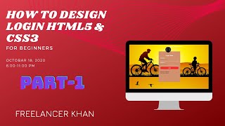 Login Design  html5 & Css3 design