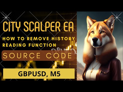 City ScalperX2 EA: How can I remove history reading function from the EA | MT4