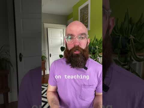 Teaching is a great way to learn