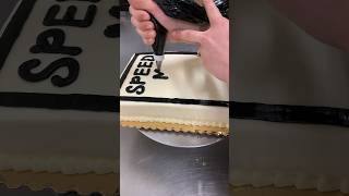 Straight lines are hard #cake #cakedecorating #cakeinspiration #cakes #cakedecorator #CapCut