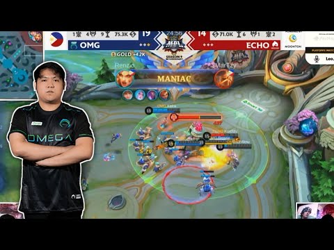 Renzio got a Savage | ECHO vs Omega | Game 2 | Mlbb
