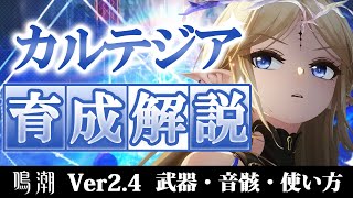 【鳴潮】カルテジア育成解説！Ver2.4ビルド/武器/音骸/使い方/ローテーション/ステータス目安/チーム編成/無凸→完凸など【めいちょう】