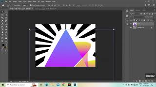 Gradient effect with Polar effect in Photoshop #basic to advance #music #viralvideo