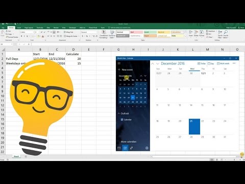 😀Excel NETWORKDAYS Function to count work days between two dates
