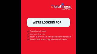 Entry-Level Digital Marketing Job | Freshers Welcome | Hyderabad