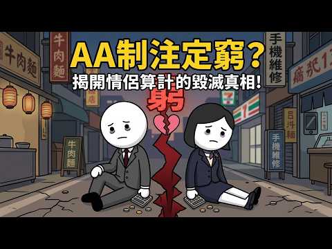 【AA制陷阱】越算越窮？殘酷揭露情侶「絕對公平」如何毀掉你的財富與婚姻！