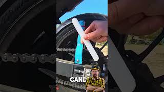 Eco-Friendly Hack to Lube Your Motorcycle Chain 🌱🏍️