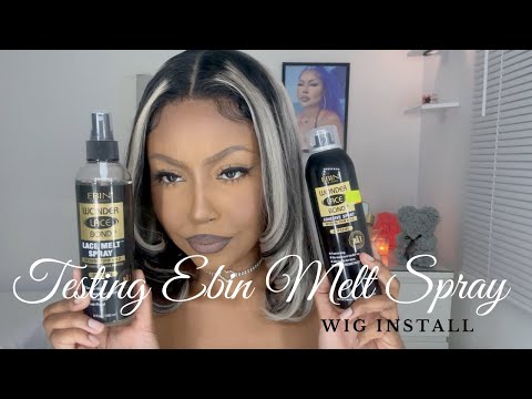 SAVE YOUR EDGES! I FOUND THE BEST LACE GLUE 😩 TESTING EBIN LACE MELT SPRAY 🔥 + CLOSURE WIG INSTALL
