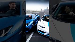 Messi&Ronaldo Bugatti se hue resh।। #aivideo #Funnyai #aihumor #shorts