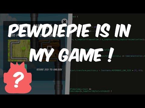 PewDiePie is in my game! | Devlog #16